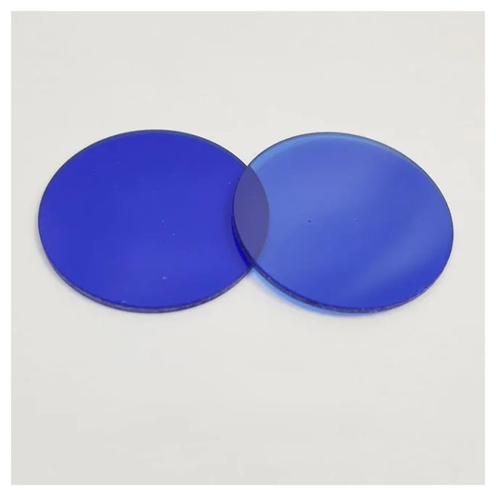 JOEBO Microscope Kit 1PCS 32mm Microscope Color Green Blue Yellow Red Frosted Biological Microscope Microscope Lens Adapters (Color : Blue)