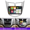 Android 13 Car Radio for Hyundai Solaris Verna Accent Reina 2011-2016 9 Inch Touch Screen CarPlay Android Auto Bluetooth FM GPS Navigation WiFi SWC Backup Camera MIC (2GB RAM+32GB ROM) view 2
