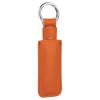 CaSZLUTION Microfiber Leather USB Flash Drive Case - Anti Lost USB Flash Drive Holder Protective Cover with Keychain, Small Portable Storage Carrying Case for USB Flash Drives (1PC, Orange) view 1