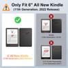 JANENFNA Clear Case for 6" All-New Kindle (2022 Release) Soft TPU Cover with Foldable Kickstand, Shockproof Rugged Case for Kindle 2022 11th Generation, Sun Moon Clouds Stars view 2