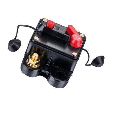 PGMTDEFXJO Circuit Breaker 1 Piece 60-300A Car Automatic Recovery Switching Car Bike Audio Inline Fuse Circuit Breaker Fuse Holder DC 12-24V (Size : 150A)