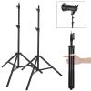 Anautin 2 Pack Adjustable 7ft Aluminum Photography Light Stand, Portable Light Tripod, for Lighting Stand Speedlight, Flash, Softbox,Strobe Light, Camera, Photographic Portrait view 1