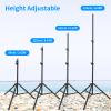 Anautin 2 Pack Adjustable 7ft Aluminum Photography Light Stand, Portable Light Tripod, for Lighting Stand Speedlight, Flash, Softbox,Strobe Light, Camera, Photographic Portrait view 2