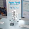TenTrend 65W Fast Charging Station, Flat Plug Power Strip Tower with 12 AC Outlets & 8 USB Ports (2 PD USB-C Ports), 10FT Extension Cord, Compatible for MacBook Pro, iPhone Series. view 3