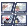 Dashcam Windshield Sticker, Sturdy CAR HUD Screen Sticker Film Easily Prevent Scratching & Falling, Durable and Reusable Windshield Applicator for On Dash Cam (8) view 4