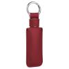 CaSZLUTION Microfiber Leather USB Flash Drive Case - Anti-Loss USB Flash Drive Keychain Holder, Portable Protective Storage Cover (1PC, Dark Red) view 1