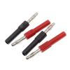 WUZDPRCJ Nickel Plating Banana Plug Cable Wire Adapters Plugs Copper Connectors 4MM to 2MM (Color : 2MM to 4MM B, Size : 1PCS) view 1