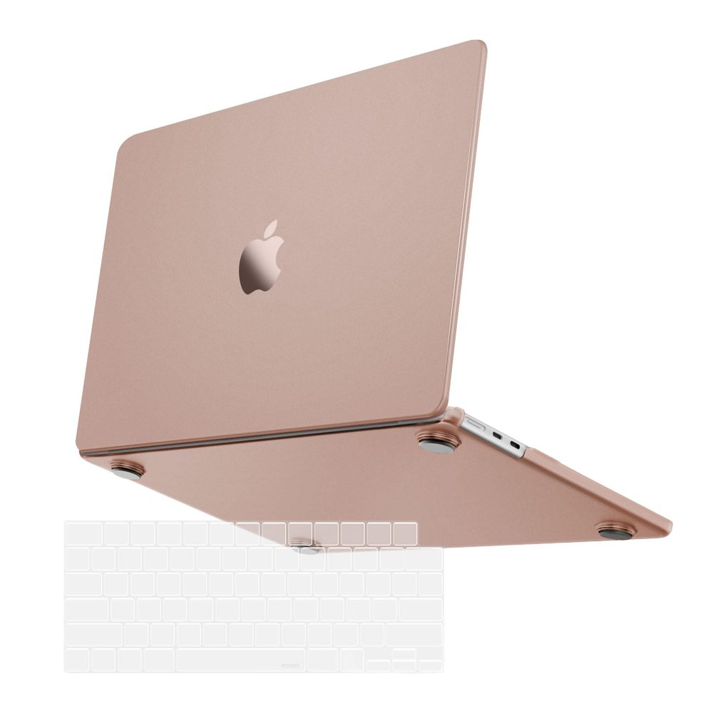 MOSISO Compatible with MacBook Air 15 inch Case 2026 2025 2024 2023 Release M4 A3241 M3 A3114 M2 A2941, Ultra-Thin Natural Original Color Protective Plastic Hard Shell&Keyboard Cover, Beige Brown