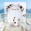 10ft x 8ft White Backdrop Curtains White Drape for Photography Photo Booth Backdrop Wedding Thick Solid Fabric Cloth 2 Panels 5ft x 8ft view 4
