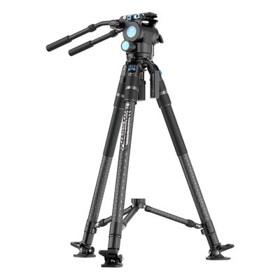 SIRUI SVS Series Carbon Fiber Travel Tripod, Compact Camera Tripod, Rapid One-Step Height Adjustment, Modular Design Convertible to Monopod (SVS75+SVH15)