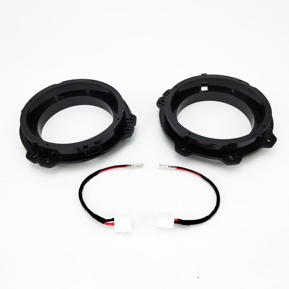 Zyutaosan 2PCS 6.5"" Car Speaker Adapter Spacer W/Wire Harness for Hyundai Ix35 Kia K3 K5