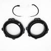 Zyutaosan 2PCS 6.5"" Car Speaker Adapter Spacer W/Wire Harness for Hyundai Ix35 Kia K3 K5 view 3