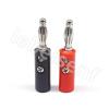 20pcs/10pairs Audio Speaker Screw Banana Gold Plate Plug Connector 4mm Black Red Nickel/Gold (Color : 5Red 5Black Gold) view 3