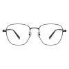 LAMBBAA Blue Light Blocking Reading Glasses Women Men Small Face Computer Fashionable Lightweight Retro Metal FrameGold+1.25Magnification view 1
