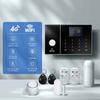 LWOHSI A108F Alarm System for Home Security,WiFi+GSM 4G DIY Alarm Kit with Phone APP Alert, Door/Window Sensor, Remote, Compatible with Alexa and Google for House, Apartment view 2