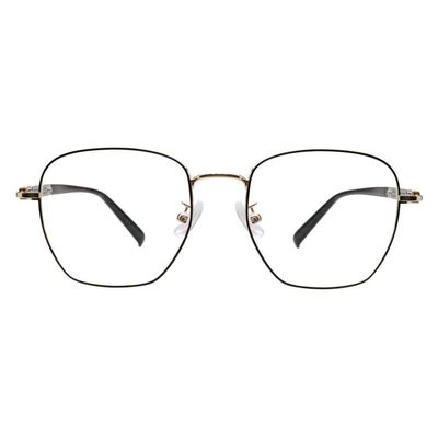 LAMBBAA Blue Light Blocking Reading Glasses Women Men Small Face Computer Fashionable Lightweight Retro Metal FrameGray+1.75Magnification