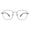 LAMBBAA Blue Light Blocking Reading Glasses Women Men Small Face Computer Fashionable Lightweight Retro Metal FrameGray+1.75Magnification view 1