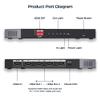 8K HDMI Splitter 1 in 4 Out 4K@120Hz 8K@60Hz HDMI 2.1 Splitter, Supports HDCP 2.3, EDID, HDMI Audio Out, for PS5/PS4, Xbox, Fire Stick, Blu-ray Player, Hue Sync Box view 4