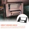 AUTOVIC Radio Bezel Reversed HVAC Controls with Radio Bracket for 3rd Gen Camaro 1982-1992, 3D Printed Double Din Radio Dash Kit Black view 4