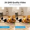 AOSU 2K Indoor Security Camera & 3K/5MP Outdoor Solar Powered Security Camera view 4