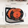 WILAWELS Extension Cord Storage Reel and 30 Ft Retractable Extension Cord Reel Bundle, 16/3 Gauge SJTW Power Cord G95CR06-R30CR06 view 4