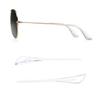 ralhaywi Eyeglass Sunglass Temple End Tips, Glasses Replacement Anti-Slip Ear Socks Tude Sleeve for Round Thin Metal Eyewear Sunglass Frame(Clear) view 1