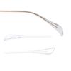 ralhaywi Eyeglass Sunglass Temple End Tips, Glasses Replacement Anti-Slip Ear Socks Tude Sleeve for Round Thin Metal Eyewear Sunglass Frame(Clear) view 2