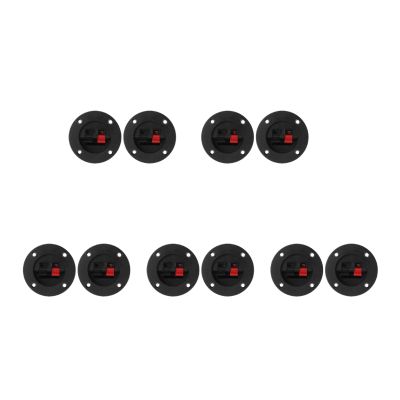 2PCS Round Cup Connector Parts for Express Spring Clip Double Binding Post