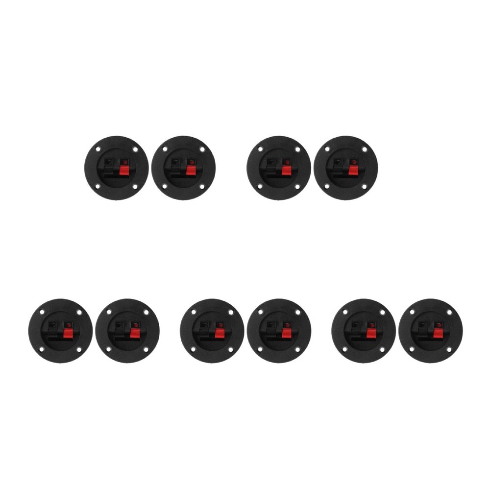 2PCS Round Cup Connector Parts for Express Spring Clip Double Binding Post