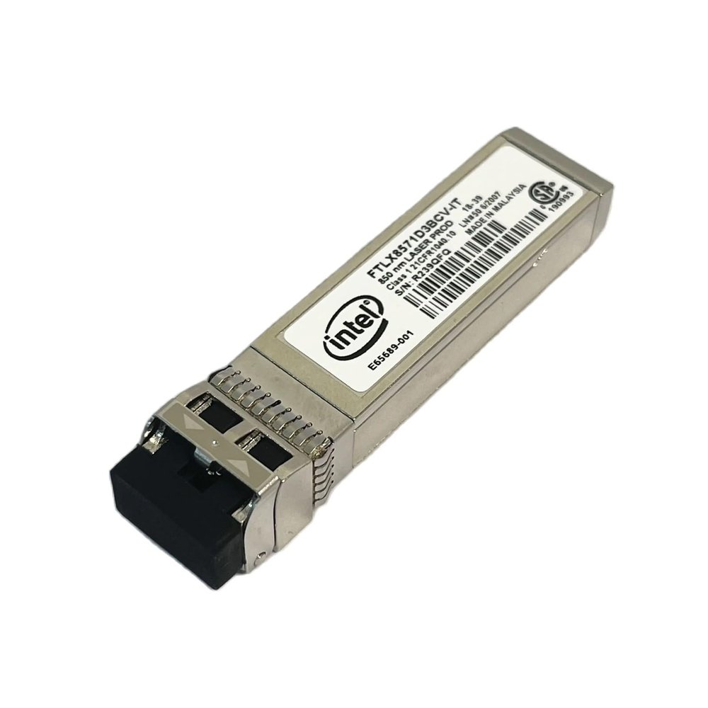 QBDJHWBT E10GSFPSR FTLX8571D3BCVIT1 & AFBR-709DMZ-IN2 Intel 10GB SR SFP DELL Y3KJN 0Y3KJN Optical Transceiver