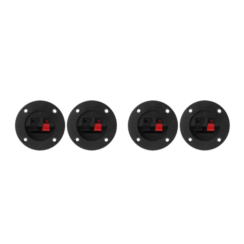 2PCS Round Cup Connector Parts for Express Spring Clip Double Binding Post