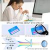 Melrose Fashion ladies blue blocking reading glasses, irregular colorful anti-fatigue/glare female computer games presbyopia (ZHENZHU Rainbow, 0, x) view 4