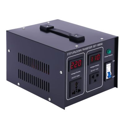 1000W Voltage Converter Transformer, Converter 220 to 110 or 110V to 220V, Watt Step Up/Down Converter with LED Digital Displays, Heavy Duty Power Transformer for Hot Kettles, Hair Dryers est