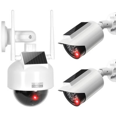 BNT Solar Powered Fake Security Camera