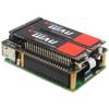 Geekworm X1004 PCIe to Dual M.2 HAT NVMe 2280 SSD PCIe Peripheral Board for Raspberry Pi 5 16GB/8GB/4GB/2GB view 1