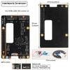 Geekworm X1004 PCIe to Dual M.2 HAT NVMe 2280 SSD PCIe Peripheral Board for Raspberry Pi 5 16GB/8GB/4GB/2GB view 2