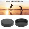 2Pcs Camera Lens Cap,Camera Lens Rear Cover, Aluminum Alloy Cap Protect Lens from Dust, Moisture, for M42 Lens Mount view 2
