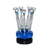 Screwdriver Set Premium Stainless Steel Tool Set Knurled Grip, 7 Configurations, 360Rotating Cap view 1