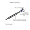 Screwdriver Set Premium Stainless Steel Tool Set Knurled Grip, 7 Configurations, 360Rotating Cap view 3