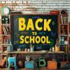 ChloropLastid Welcome Back to School Decoration Banner Backdrop Back to School Backdrop First Day of School Preschool Photography Background Kids Party Decoration Props 9X6FT view 1