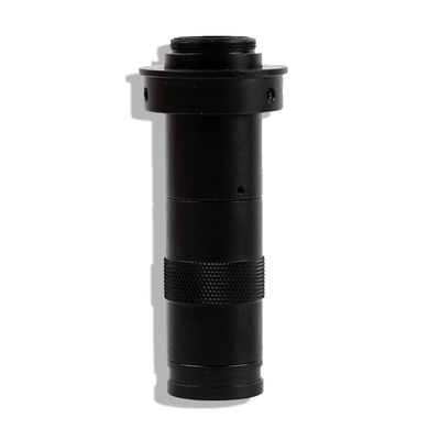 Joebo Microscope Kit 200X Zoom C-Mount Lens Video Microscope Industrial Lens Adjusted 200 Times Digital Electronic Camera CS C Mount Lens Microscope Lens Adapters