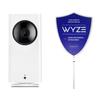 Cam Pan v2 1080p Pan/Tilt/Zoom Indoor with Color Night Vision and Reflective Security Yard Sign for Video Surveillance view 1