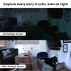 Cam Pan v2 1080p Pan/Tilt/Zoom Indoor with Color Night Vision and Reflective Security Yard Sign for Video Surveillance view 3