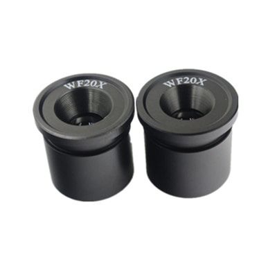 Joebo Microscope Kit 2PCS WF20X Microscope Eyepieces 30.5mm Mounting Size for Stereo Microscopes Microscope Lens Adapters