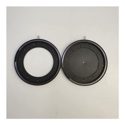Microscope Kit Adjustable 2-50mm Iris Diaphragm Aperture 11 Blades Condenser Circular Aperture for Digital Camera Microscope Adapter Microscope Lens Adapters