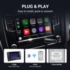 Mini Wireless Carplay Adapter, Auto-Connect for Cars with OEM Wired CarPlay, Convert Wired to Wireless CarPlay, Carplay Dongle for Cars from 2016+ & iOS 10+, Online Update (Black), Not for BMW, Tesla view 3