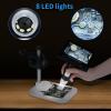 Joebo Microscope Kit 1000X Electron Microscope USB HD Digital Microscope Computer Magnifying Glass Microscope Lens Adapters view 2