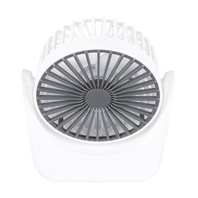 aqxreight Mini Desktop Fan USB Rechargeable White 3 Speed 360 Degree Rotation Small Table Fan for Travel Camping Home Office, aqxreight8avhfz67ie
