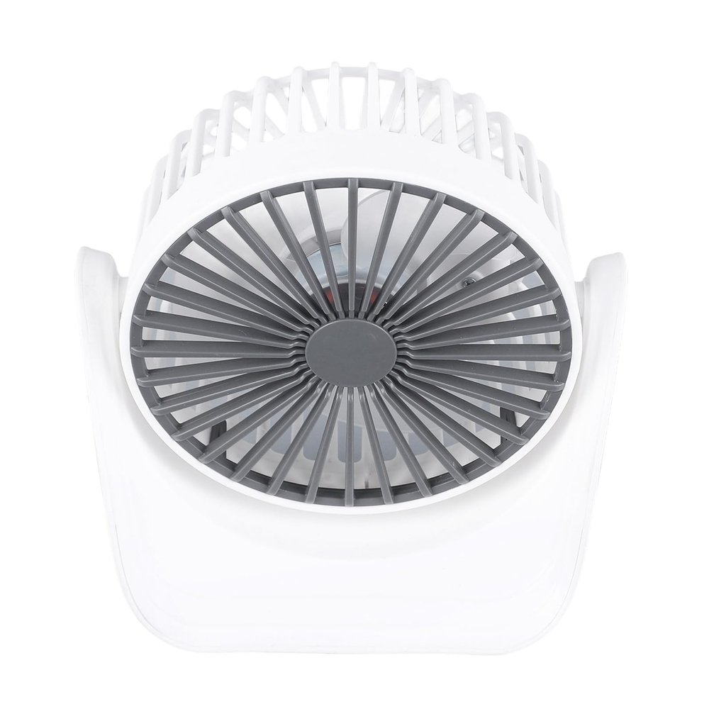 aqxreight Mini Desktop Fan USB Rechargeable White 3 Speed 360 Degree Rotation Small Table Fan for Travel Camping Home Office, aqxreight8avhfz67ie