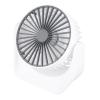 aqxreight Mini Desktop Fan USB Rechargeable White 3 Speed 360 Degree Rotation Small Table Fan for Travel Camping Home Office, aqxreight8avhfz67ie view 2
